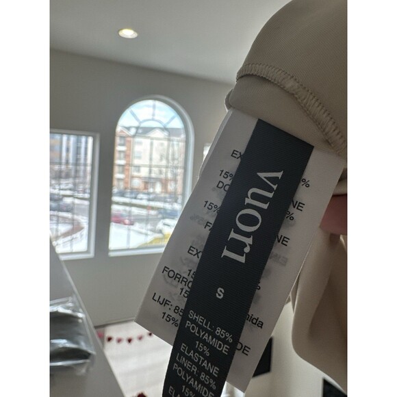 Vuori Evolve Square Neck Wireless Bralette Bone S V1Uplift Blended Fabric VW1081 - Picture 8 of 8